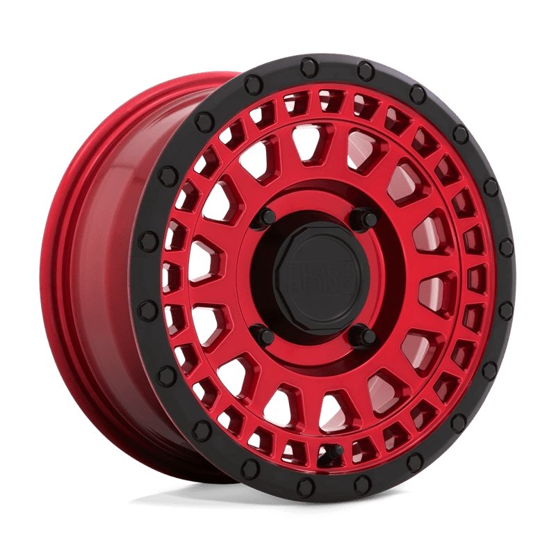 Black Rhino Hard Alloys | PARKER UTV 14x7.0 ET51 - CANDY RED W/ BLACK LIP