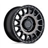 Black Rhino Hard Alloys | SANDSTORM UTV 15x7.0 ET51 - SEMI GLOSS BLACK W/ MACHINED TINT