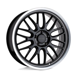 Petrol | P4C 16x7.0 ET40 - GLOSS BLACK W/ MACHINED CUT LIP