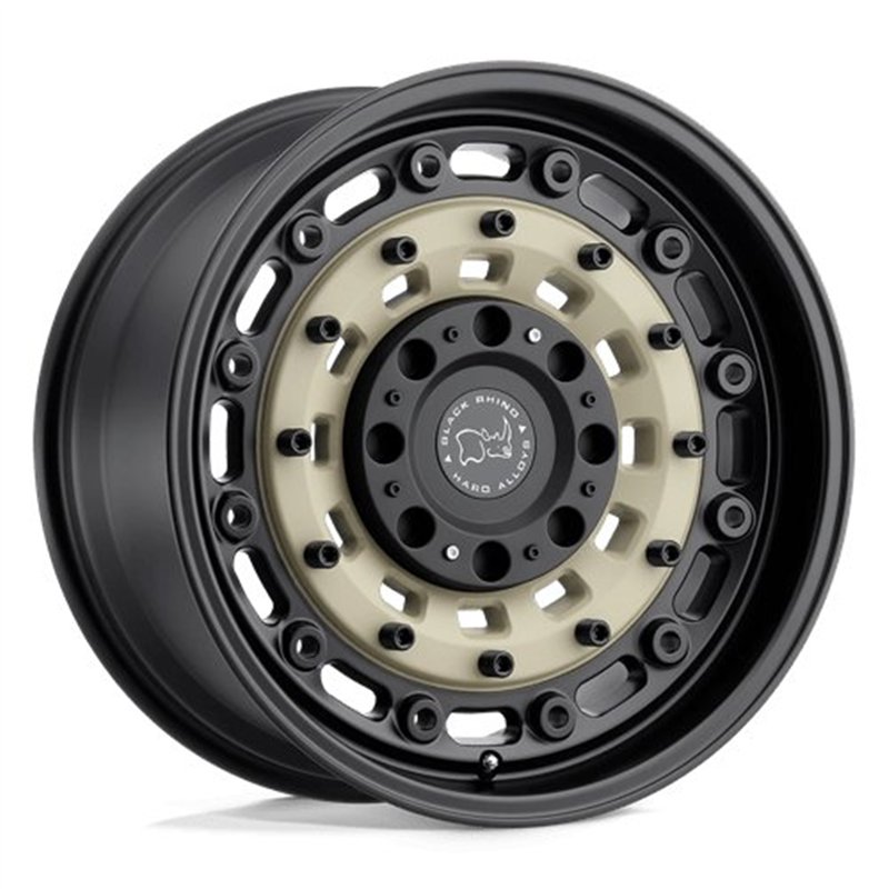 Black Rhino Hard Alloys | ARSENAL 16x8.0 ET38 - SAND ON BLACK