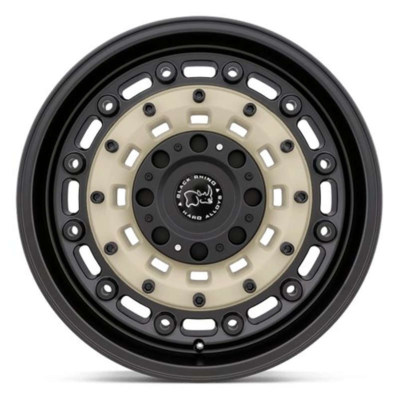 Black Rhino Hard Alloys | ARSENAL 16x8.0 ET38 - SAND ON BLACK