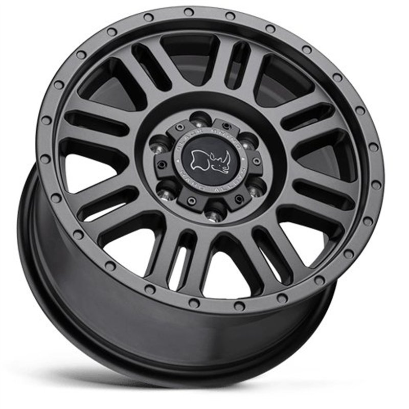 Black Rhino Hard Alloys | YELLOWSTONE 16x8.0 ET45 - MATTE GUNMETAL