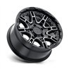 Level 8 | SLINGSHOT 16x8.5 ET-10 - GLOSS BLACK W/ MACHINED FACE