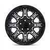 Level 8 | SLINGSHOT 16x8.5 ET-10 - GLOSS BLACK W/ MACHINED FACE