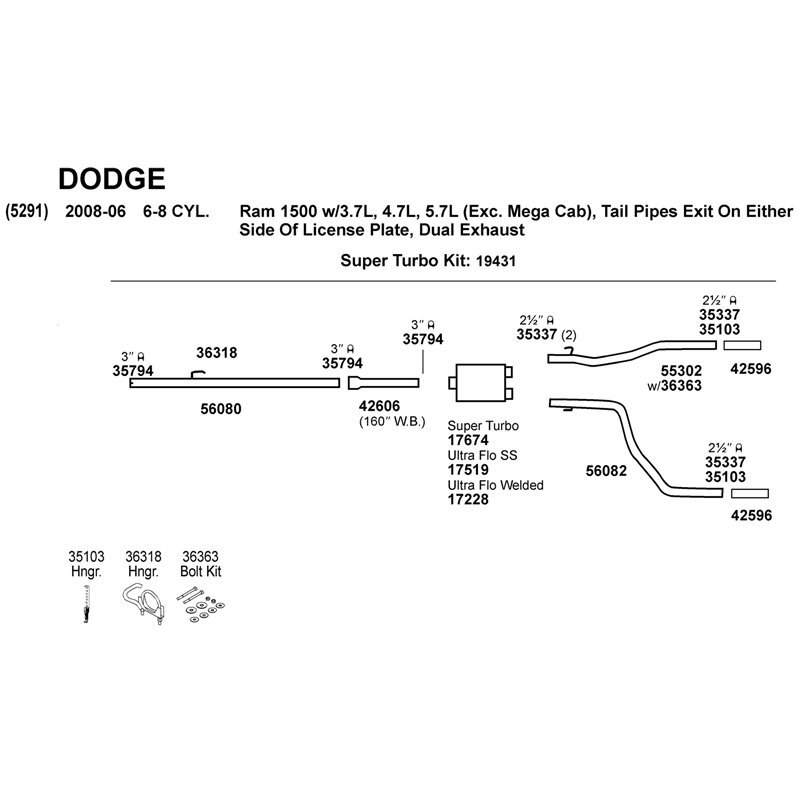 Dynomax | DynoMax Super Turbo Muffler - Chevrolet / Dodge / Ford / GMC 2005-2009