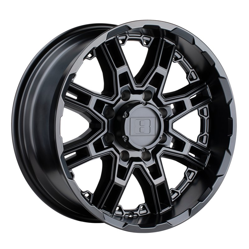 Level 8 | SLINGSHOT 16x8.5 ET10 - MATTE BLACK