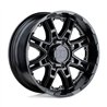 Level 8 | SLINGSHOT 16x8.5 ET10 - MATTE BLACK