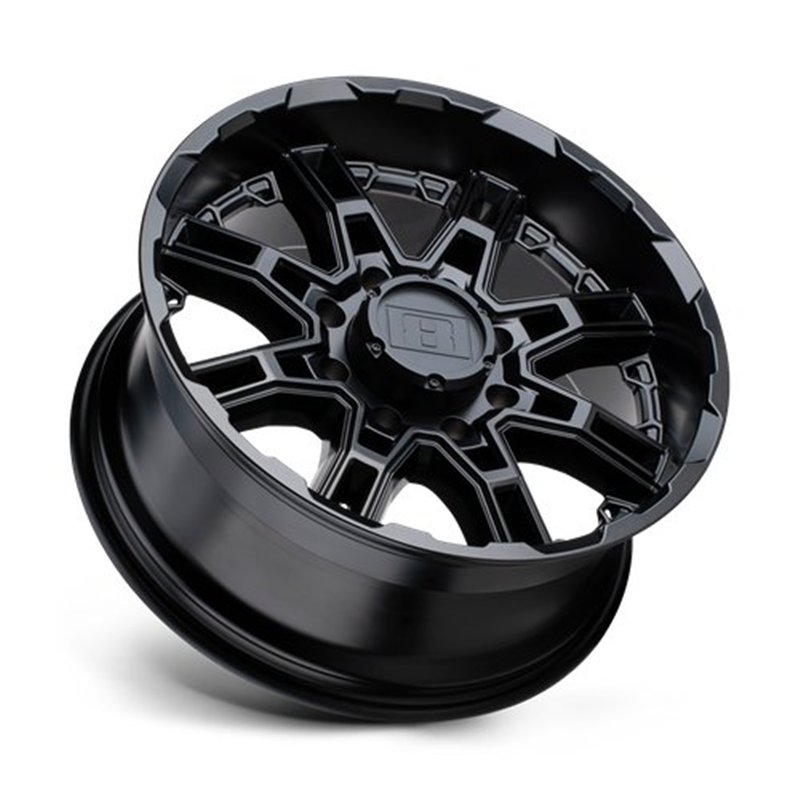 Level 8 | SLINGSHOT 16x8.5 ET10 - MATTE BLACK