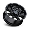 Level 8 | SLINGSHOT 16x8.5 ET10 - MATTE BLACK