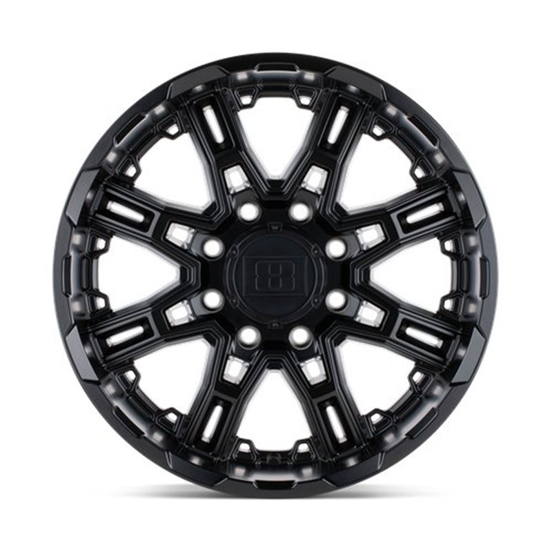Level 8 | SLINGSHOT 16x8.5 ET10 - MATTE BLACK