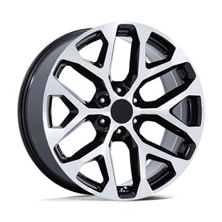 Performance Replicas | PR177 20x9.0 ET24 - GLOSS BLACK MACHINED FACE