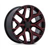Performance Replicas | PR177 20x9.0 ET24 - GLOSS BLACK RED MILLED