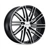 Petrol | P1C 17x8.0 ET40 - GLOSS BLACK W/ MACHINED FACE