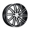 Petrol | P1C 17x8.0 ET40 - GLOSS BLACK W/ MACHINED FACE