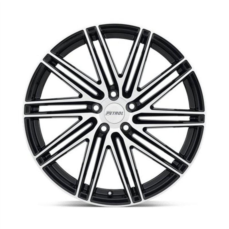 Petrol | P1C 17x8.0 ET40 - GLOSS BLACK W/ MACHINED FACE