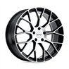 Petrol | P2B 17x8.0 ET35 - GLOSS BLACK W/ MACHINED FACE