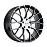Petrol | P2B 17x8.0 ET40 - GLOSS BLACK W/ MACHINED FACE