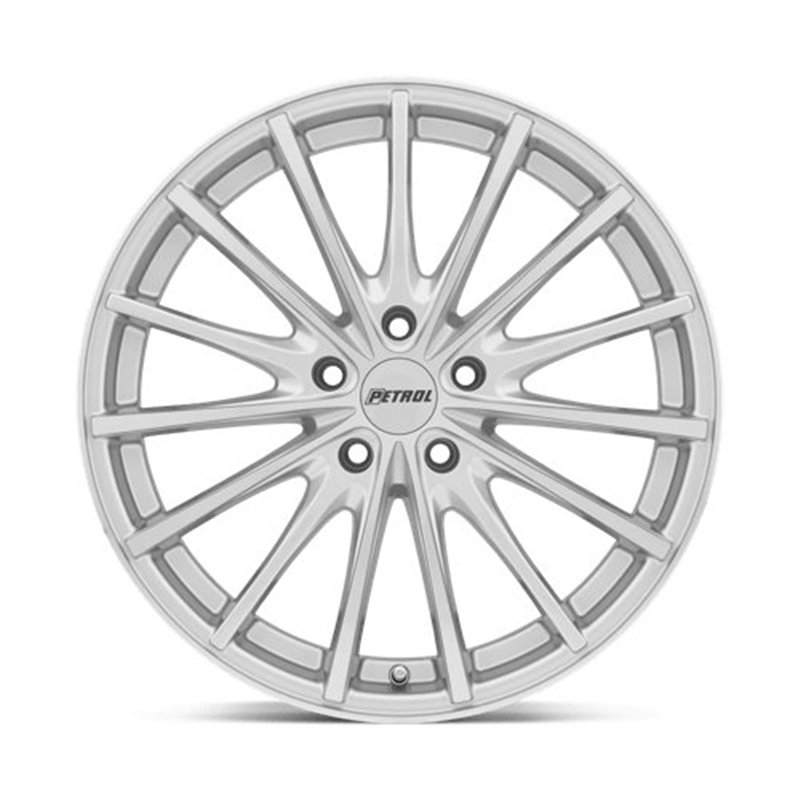 Petrol | P3A 17x8.0 ET40 - SILVER W/ MACHINED CUT FACE
