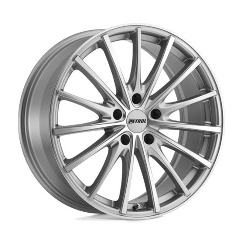 Petrol | P3A 17x8.0 ET40 - SILVER W/ MACHINED CUT FACE