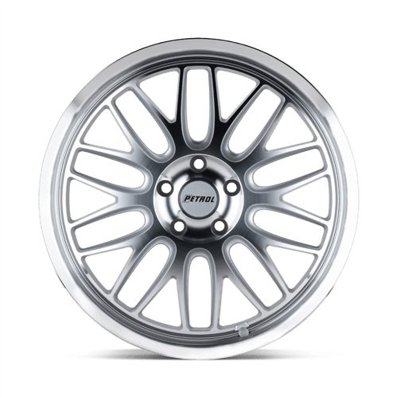 Petrol | P4C 17x8.0 ET40 - SILVER W/ MACHINED FACE & LIP