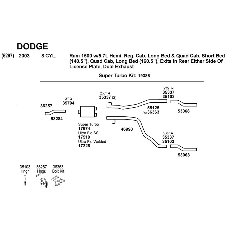 Dynomax | DynoMax Super Turbo Muffler - Chevrolet / Dodge / Ford / GMC 2005-2009