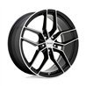 Petrol | P5C 17x8.0 ET40 - GLOSS BLACK W/ MACHINED FACE