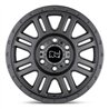 Black Rhino Hard Alloys | YELLOWSTONE 17x8.0 ET38 - MATTE GUNMETAL