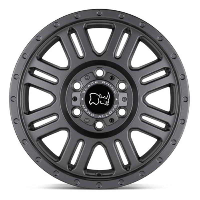 Black Rhino Hard Alloys | YELLOWSTONE 17x8.0 ET45 - MATTE GUNMETAL