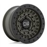 Black Rhino Hard Alloys | BARRICADE 17x8.5 ET-34 - OLIVE DRAB GREEN W/ BLACK ROCK GUARD