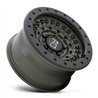 Black Rhino Hard Alloys | BARRICADE 17x8.5 ET-34 - OLIVE DRAB GREEN W/ BLACK ROCK GUARD