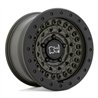Black Rhino Hard Alloys | BARRICADE 17x8.5 ET-18 - OLIVE DRAB GREEN W/ BLACK ROCK GUARD