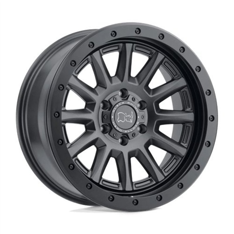 Black Rhino Hard Alloys | DUGGER 17x8.5 ET10 - GUN BLACK W/ BLACK ROCK GUARD