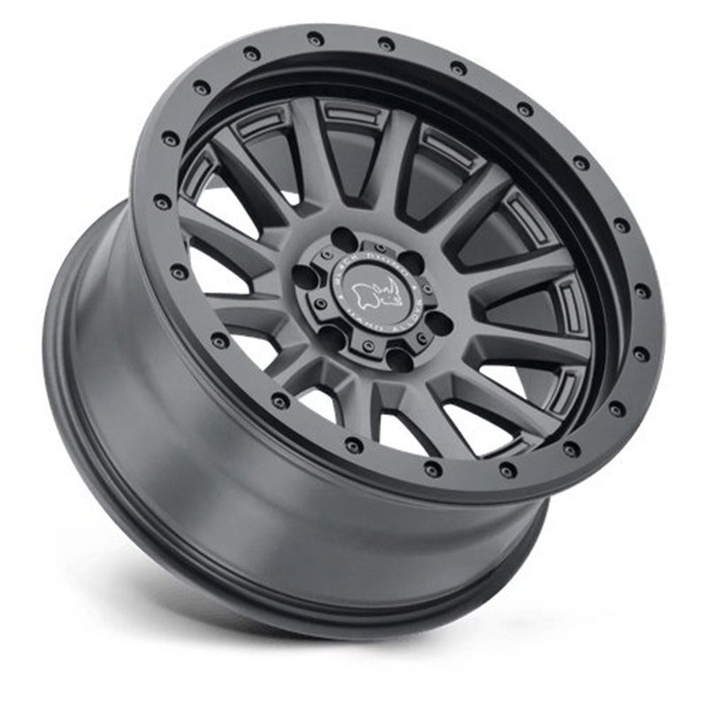 Black Rhino Hard Alloys | DUGGER 17x8.5 ET10 - GUN BLACK W/ BLACK ROCK GUARD