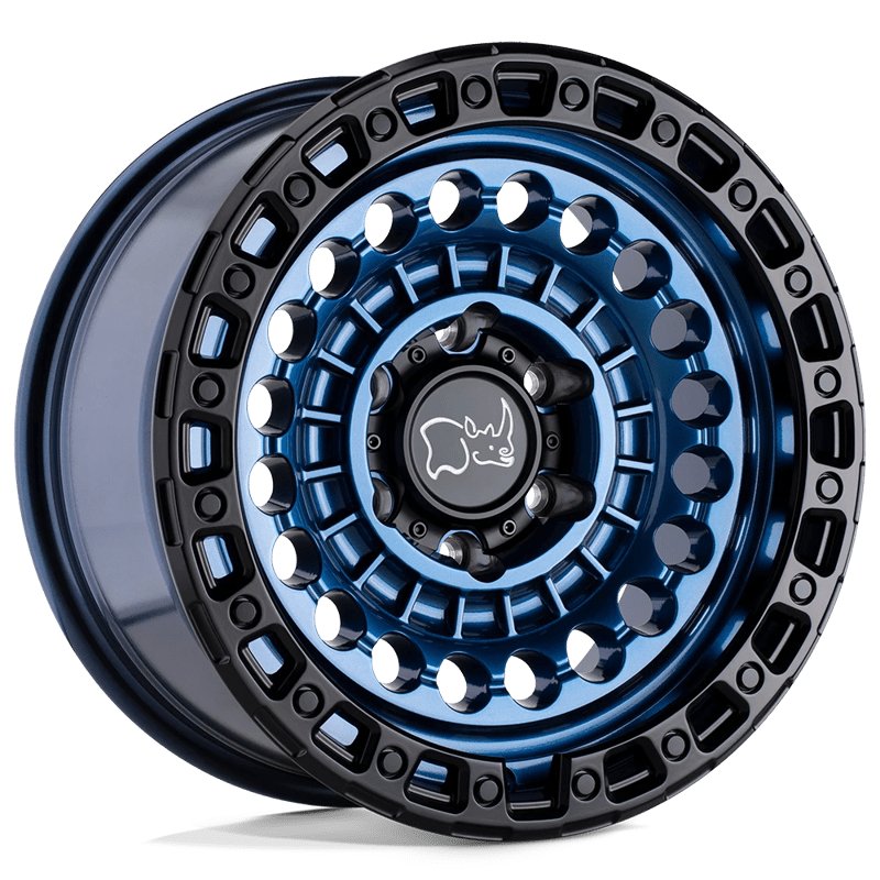 Black Rhino Hard Alloys | SENTINEL 17x8.5 ET-10 - COBALT BLUE W/ BLACK RING