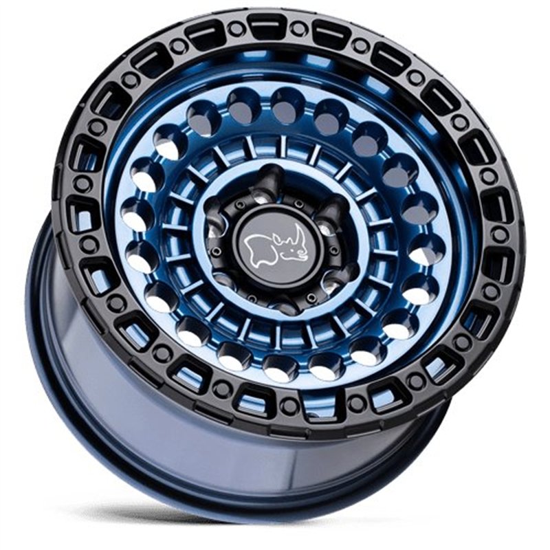 Black Rhino Hard Alloys | SENTINEL 17x8.5 ET-10 - COBALT BLUE W/ BLACK RING
