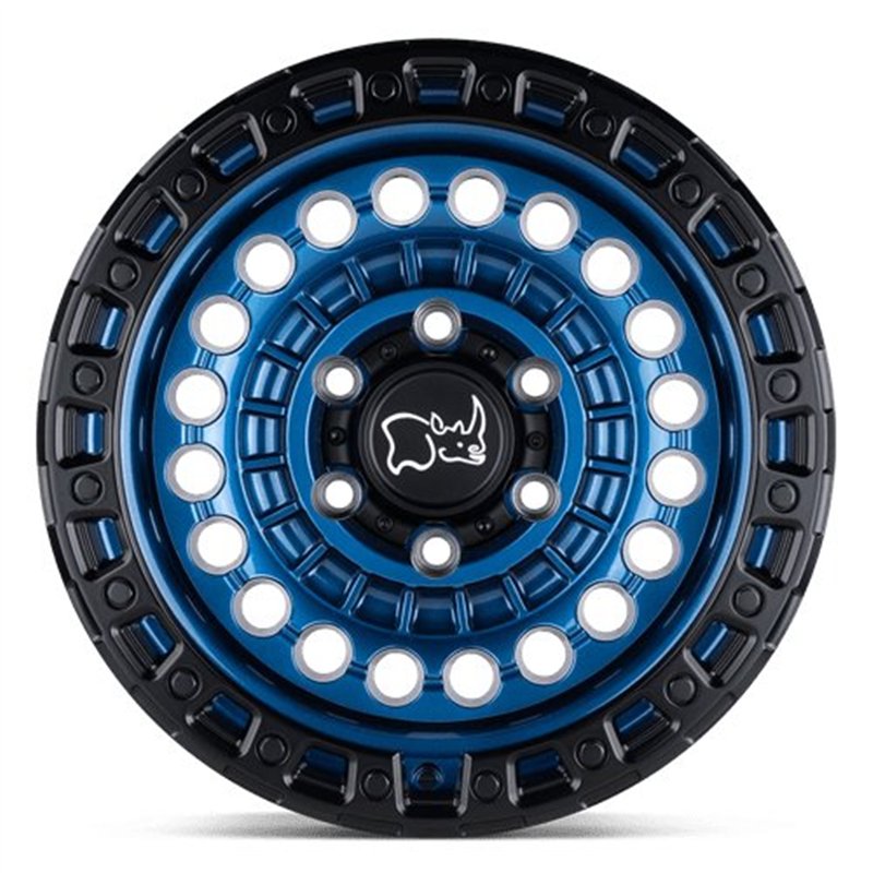 Black Rhino Hard Alloys | SENTINEL 17x8.5 ET-18 - COBALT BLUE W/ BLACK RING