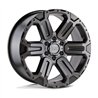 Black Rhino Hard Alloys | WANAKA 17x8.5 ET12 - MATTE GUNMETAL W/ BRUSHED FACE & GUNMETAL TINT