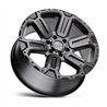 Black Rhino Hard Alloys | WANAKA 17x8.5 ET12 - MATTE GUNMETAL W/ BRUSHED FACE & GUNMETAL TINT