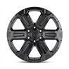 Black Rhino Hard Alloys | WANAKA 17x8.5 ET12 - MATTE GUNMETAL W/ BRUSHED FACE & GUNMETAL TINT