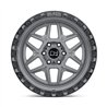 Black Rhino Hard Alloys | KELSO 17x9.0 ET0 - BATTLESHIP GRAY W/ BLACK RING
