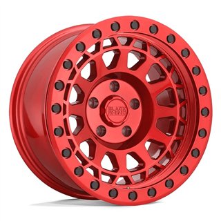Black Rhino Hard Alloys | PRIMM 17x9.0 ET-18 - CANDY RED WITH BLACK BOLTS