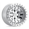 Black Rhino Hard Alloys | PRIMM 17x9.0 ET0 - SILVER WITH MIRROR FACE & MACHINED RING
