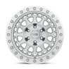 Black Rhino Hard Alloys | PRIMM 17x9.0 ET0 - SILVER WITH MIRROR FACE & MACHINED RING