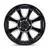 Black Rhino Hard Alloys | SIERRA 17x9.0 ET-12 - GLOSS BLACK W/ MILLED SPOKES