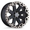Black Rhino Hard Alloys | WARLORD 17x9.0 ET-12 - MATTE BLACK W/ MACHINED DARK TINT