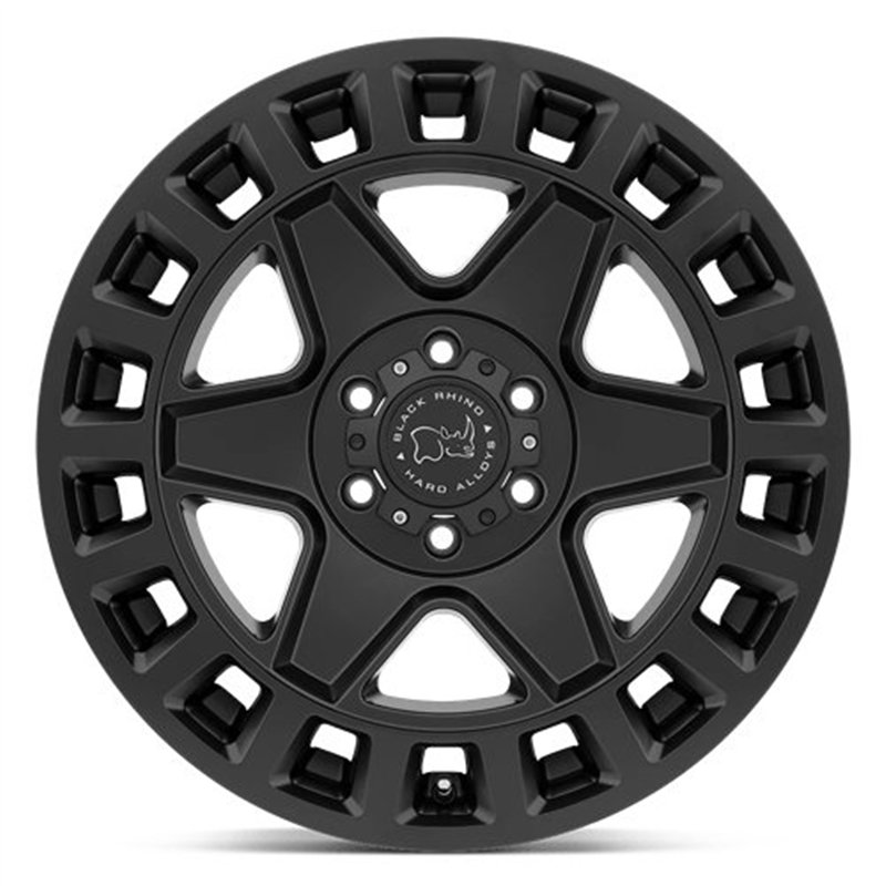 Black Rhino Hard Alloys | YORK 17x9.0 ET-12 - MATTE BLACK