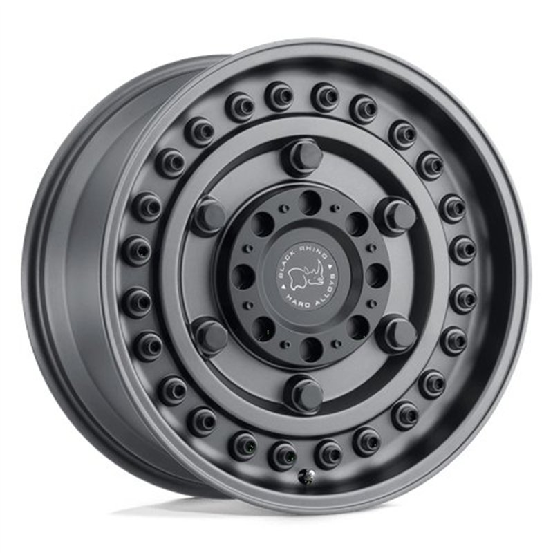 Black Rhino Hard Alloys | ARMORY 17x9.5 ET-18 - GUN BLACK