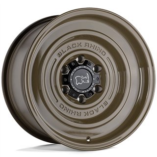 Black Rhino Hard Alloys | SOLID 17x9.5 ET-18 - GLOSS ALLIGATOR GREEN