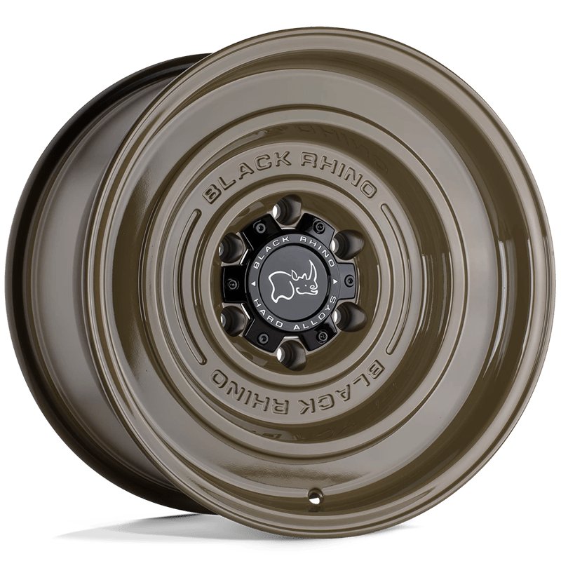 Black Rhino Hard Alloys | SOLID 17x9.5 ET-18 - GLOSS ALLIGATOR GREEN