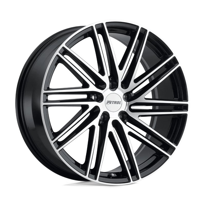 Petrol | P1C 18x8.0 ET40 - GLOSS BLACK W/ MACHINED FACE